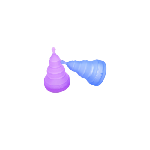 Collapsible Menstrual Cup with Ball Handle