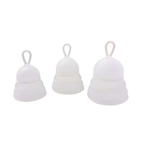 Collapsible Menstrual Cup with Pull Ring
